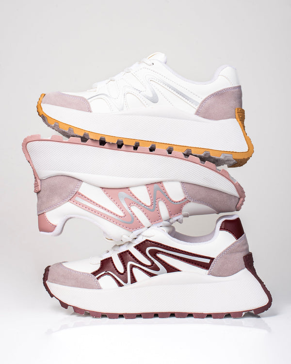 Tenis Nikol para mujer – Plataforma 3 cm, tallaje normal | Ylo Shoes